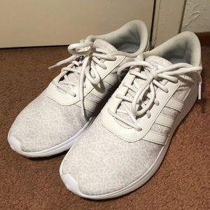 adidas white leopard sneakers
